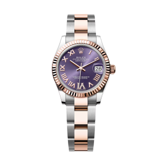 【Super Clone】RLX Datejust m278271-0019/0020 Aubergine 31mm Dial Oyster Bracelet Watch