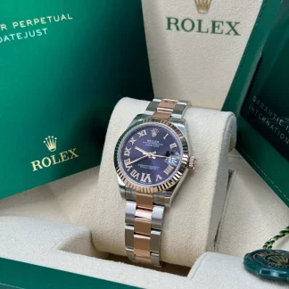 【Super Clone】RLX Datejust m278271-0019/0020 Aubergine 31mm Dial Oyster Bracelet Watch