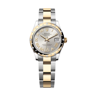 【Super Clone】RLX Datejust m278343-0003/0004 Silver Dial Yellow Rolesor Oyster Watch