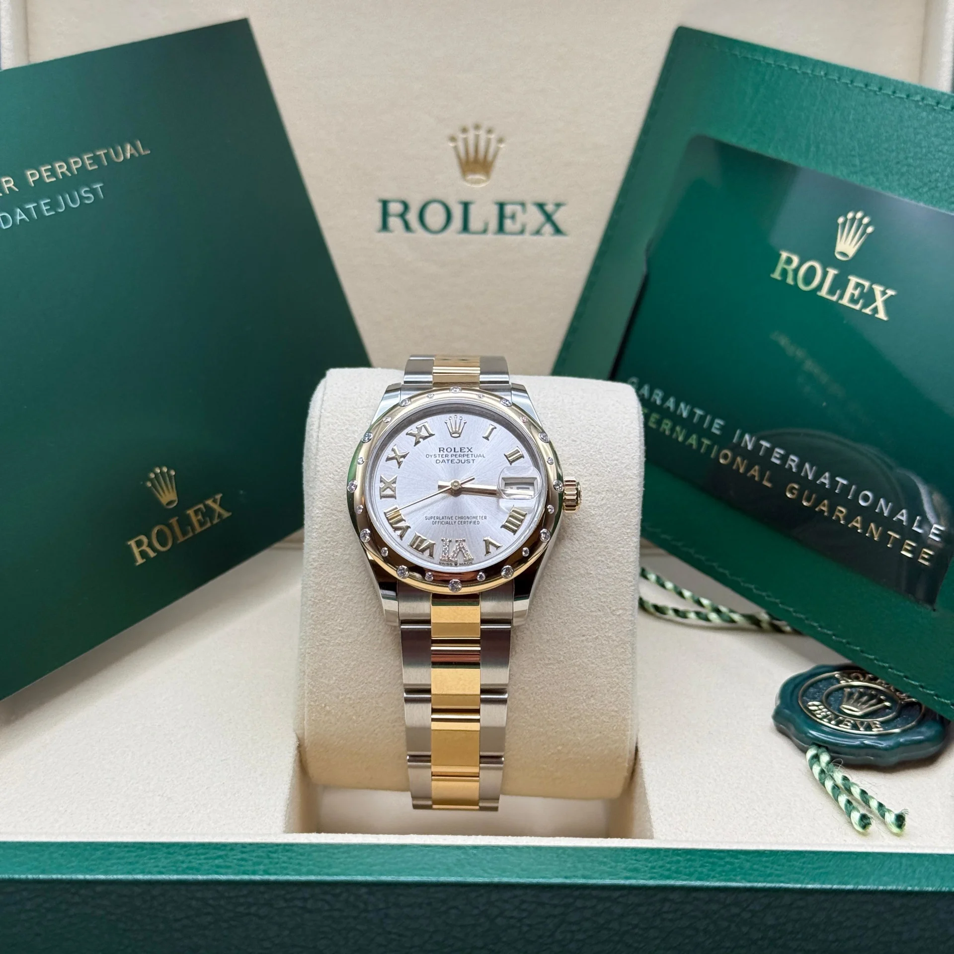 【Super Clone】RLX Datejust m278343-0003/0004 Silver Dial Yellow Rolesor Oyster Watch
