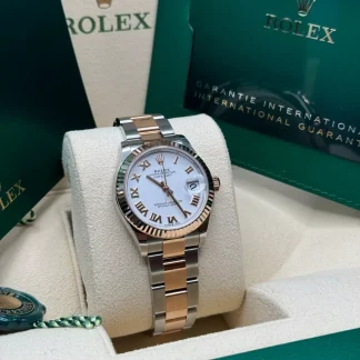 【Super Clone】RLX Datejust m278271-0001/0002 White 31mm Dial Oyster Bracelet Watch
