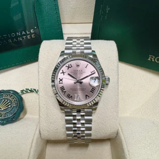 【Super Clone】RLX Datejust m278274-0023/0024 Pink 31mm Dial Oyster Watch
