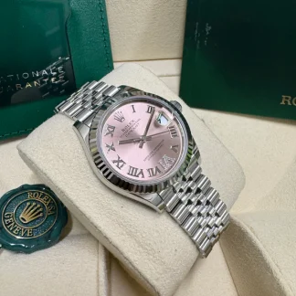 【Super Clone】RLX Datejust m278274-0023/0024 Pink 31mm Dial Oyster Watch