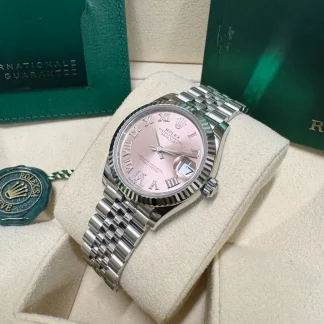 【Super Clone】RLX Datejust m278274-0023/0024 Pink 31mm Dial Oyster Watch