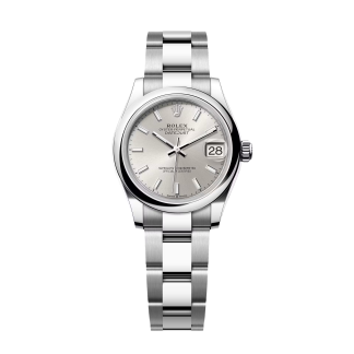 【Super Clone】RLX Datejust m278240-0005/0006 31mm  Silver Index Domed Bezel Oyster Oystersteel