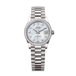 【Super Clone】RLX Datejust m278289RBR-0005 31mm Datejust Diamond Bezel MOP Dial