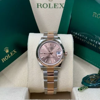 【Super Clone】RLX Datejust m278271-0009/0010 Rose 31mm Dial Oyster Bracelet Watch