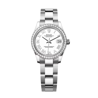 【Super Clone】RLX Datejust m278384RBR-0013/0014 White 31mm Dial Oyster Watch