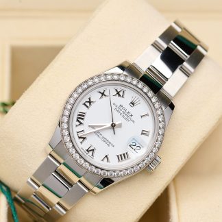 【Super Clone】RLX Datejust m278384RBR-0013/0014 White 31mm Dial Oyster Watch
