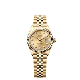 【Super Clone】RLX Lady-Datejust 28mm 279178 Champagne Diamonds Dial