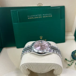 【Super Clone】RLX Lady-Datejust 28mm 279174 Pink Diamond Dial Oyster Bracelet
