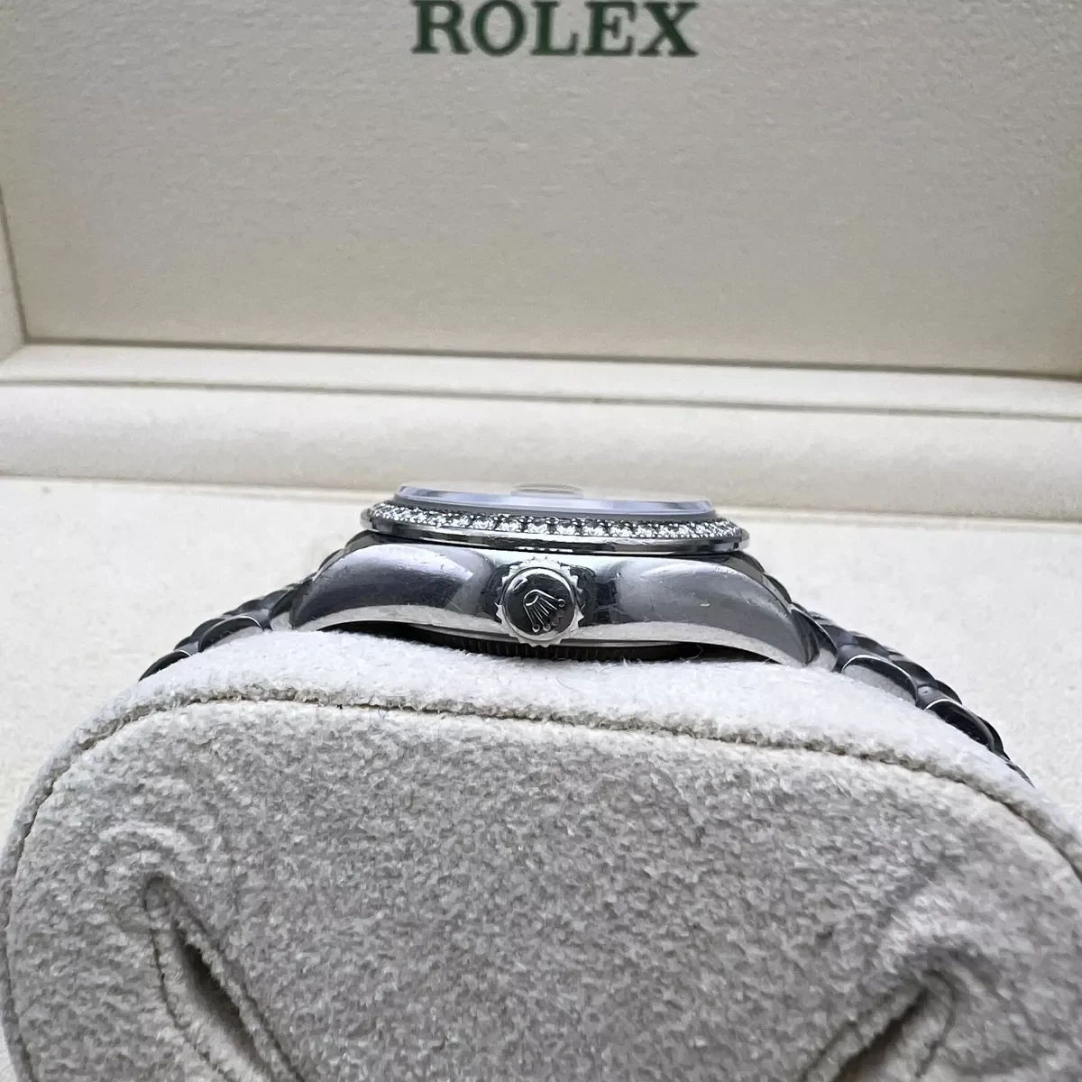 【Super Clone】RLX Lady-Datejust 28mm 279384RBR Silver Diamond Dial & Diamond Bezel, Stainless Steel Jubilee Bracelet Women's Watch