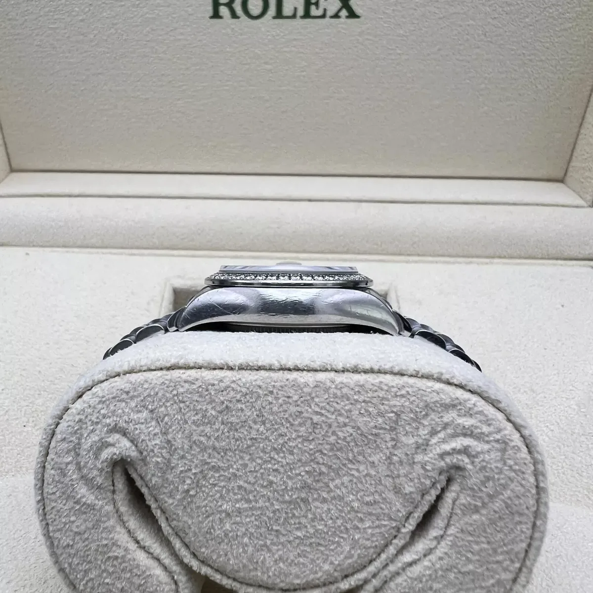 【Super Clone】RLX Lady-Datejust 28mm 279384RBR Silver Diamond Dial & Diamond Bezel, Stainless Steel Jubilee Bracelet Women's Watch
