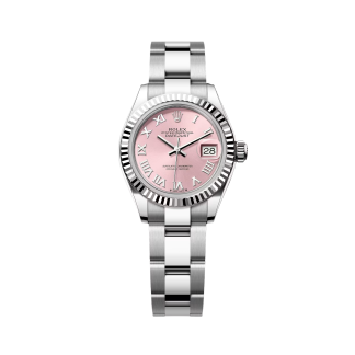 【Super Clone】RLX Lady-Datejust 28mm 279174 Pink Roman Dial Oyster Bracelet