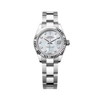 【Super Clone】RLX Lady-Datejust 28mm 279174 Mother Of Pearl Diamond Dial Oyster Bracelet