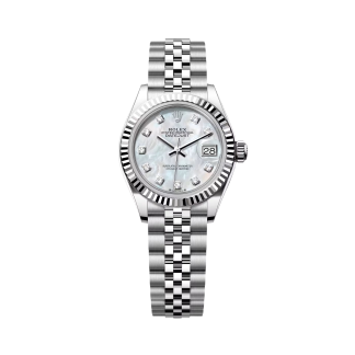 【Super Clone】RLX Lady-Datejust 28mm 279174 Mother Of Pearl Diamond Dial Oyster Bracelet