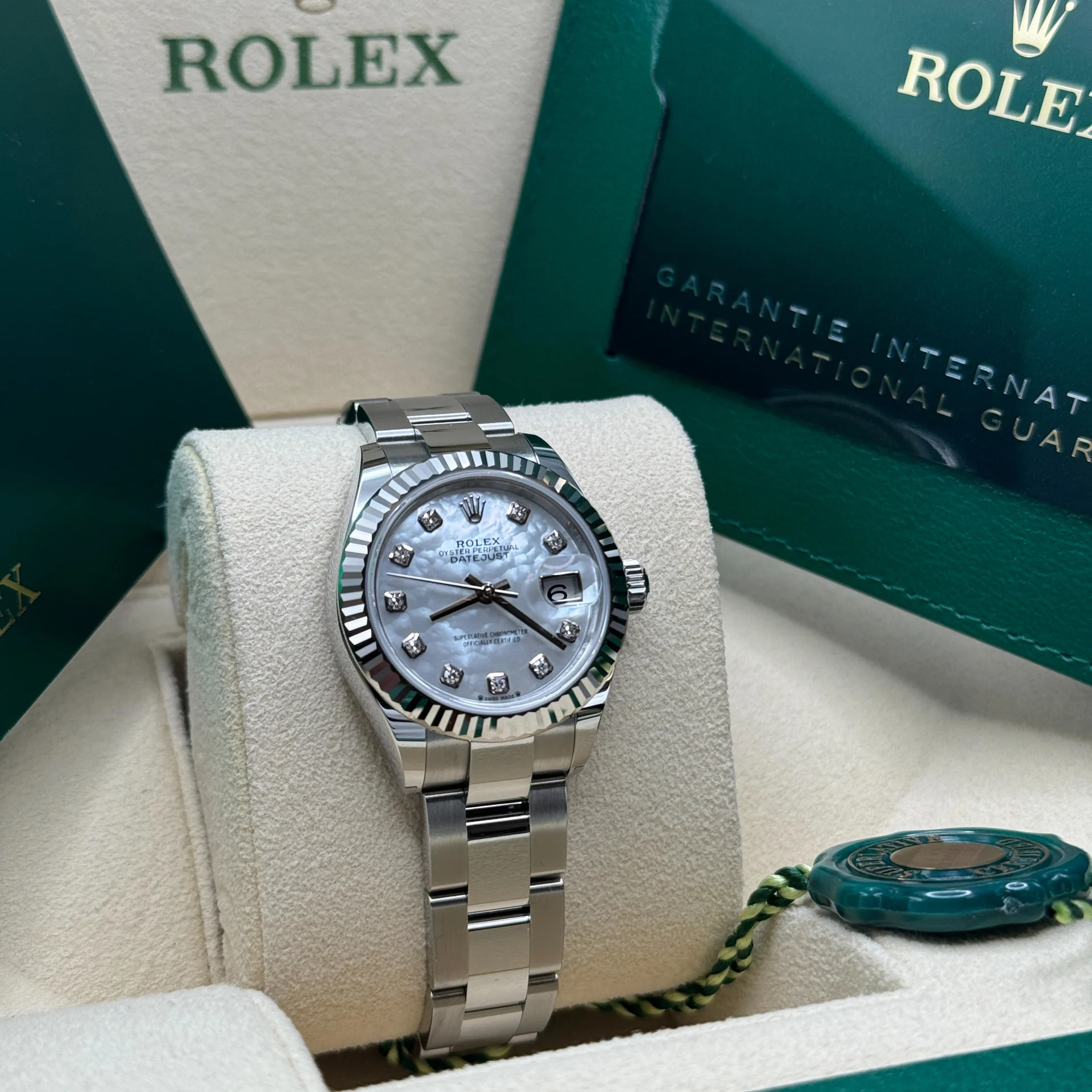 【Super Clone】RLX Lady-Datejust 28mm 279174 Mother Of Pearl Diamond Dial Oyster Bracelet