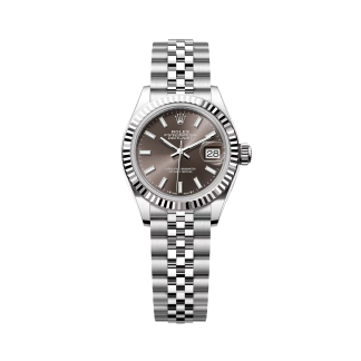 【Super Clone】RLX Lady-Datejust 28mm 279174 Dark Grey Dial Oyster Bracelet