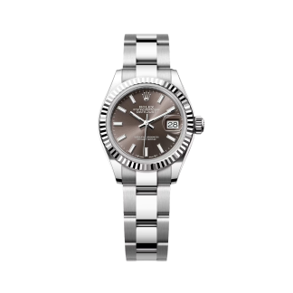 【Super Clone】RLX Lady-Datejust 28mm 279174 Dark Grey Dial Oyster Bracelet