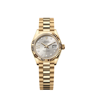 【Super Clone】RLX Lady-Datejust 28mm 279178 Silver Diamond Dial