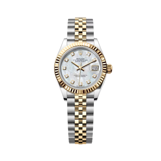 【Super Clone】RLX Lady-Datejust 28mm 279173 Mother of Pearl Diamond Dial Oyster Bracelet