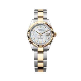 【Super Clone】RLX Lady-Datejust 28mm 279173 Mother of Pearl Diamond Dial Oyster Bracelet