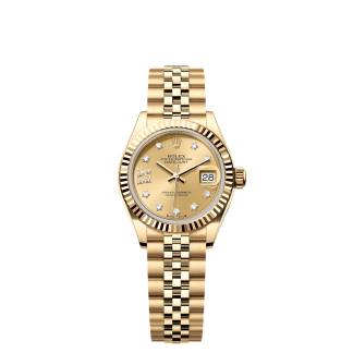 【Super Clone】RLX Lady-Datejust 28mm 279178  Champagne Diamond Dial