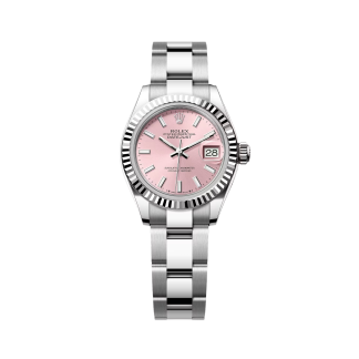 【Super Clone】RLX Lady-Datejust 28mm 279174 Pink Dial Oyster Bracelet