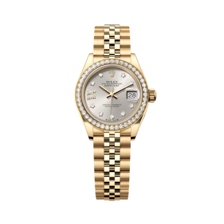 【Super Clone】RLX Lady-Datejust 28mm 279138RBR Silver Dial President Bracelet Watch