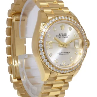 【Super Clone】RLX Lady-Datejust 28mm 279138RBR Silver Dial President Bracelet Watch