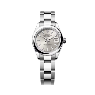 【Super Clone】RLX Lady-Datejust 28mm  m279160 Oyster Perpetual Silver Dial Oyster Bracelet