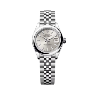 【Super Clone】RLX Lady-Datejust 28mm  m279160 Oyster Perpetual Silver Dial Oyster Bracelet