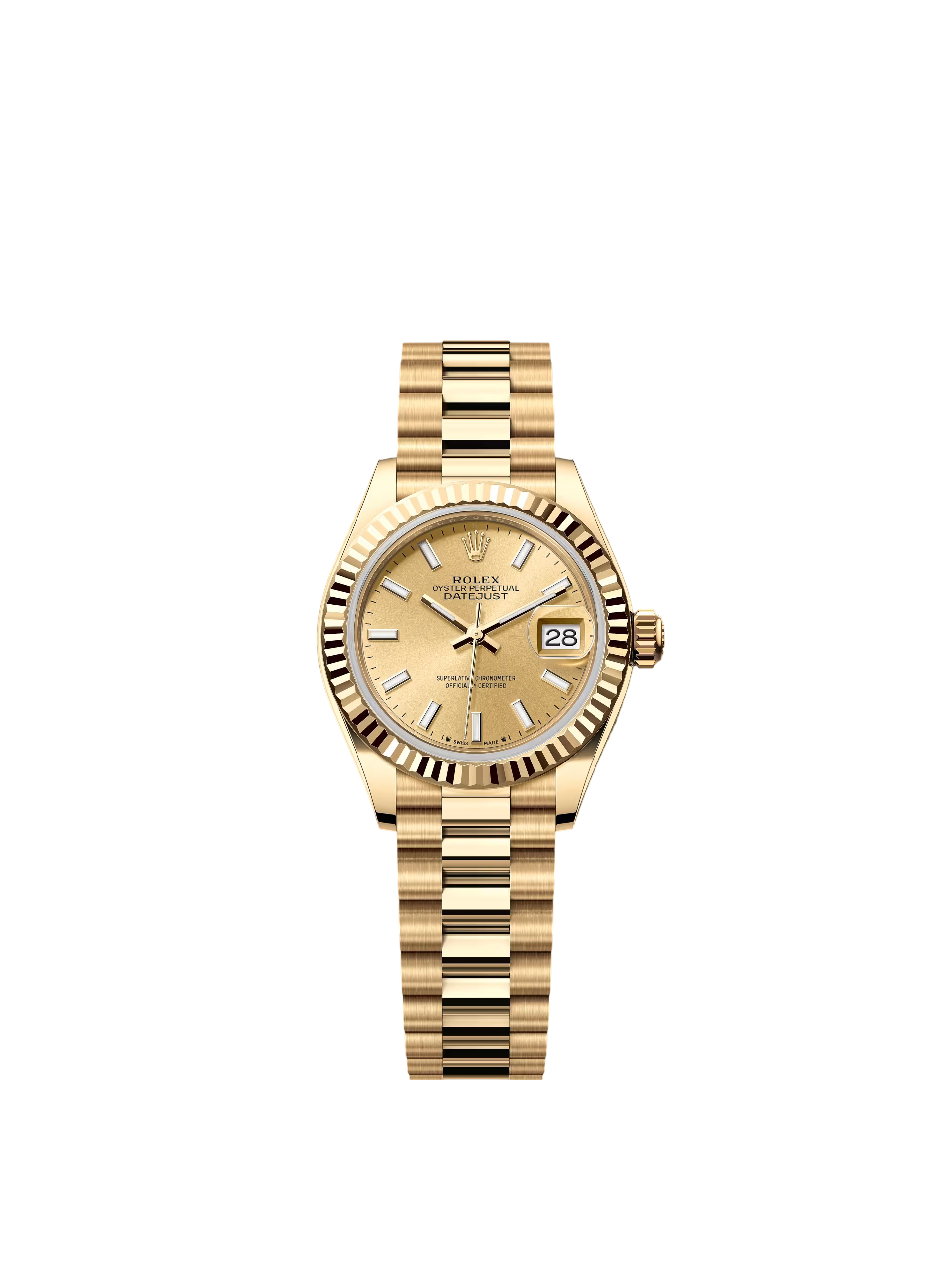 【Super Clone】RLX Lady-Datejust 28mm 279178 Champagne Dial