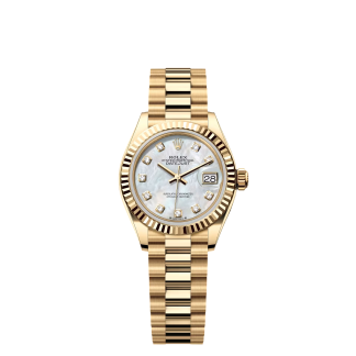 【Super Clone】RLX Lady-Datejust 28mm 279178 Mother-of-Pearl Diamonds Dial