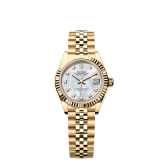 【Super Clone】RLX Lady-Datejust 28mm 279178 Mother-of-Pearl Diamonds Dial