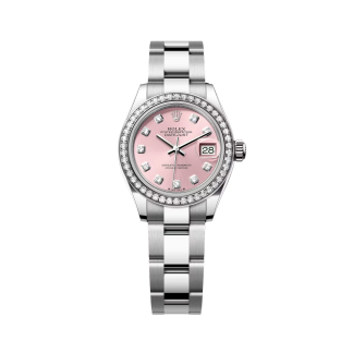 【Super Clone】RLX Lady-Datejust 28mm 279384RBR Pink Dial Oyster Bracelet