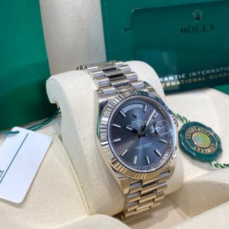【Super Clone】RLX  Day-Date 40mm Slate Diamonds Dial  228236-0013