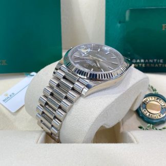 【Super Clone】RLX  Day-Date 40mm Slate Diamonds Dial  228236-0013
