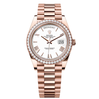 【Super Clone】RLX  Day-Date White Roman Dial 228345rbr-0012