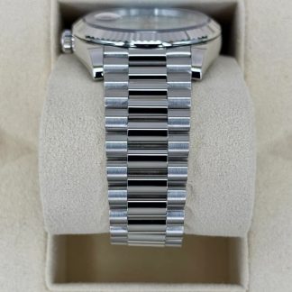 【Super Clone】RLX  Day-Date President 40mm Platinum Ice Blue Roman Dial - 228236