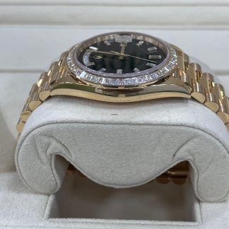 【Super Clone】RLX Day-Date 40mm 228398TBR-0038 Onyx Dial President Watch