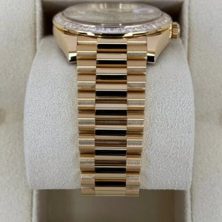 【Super Clone】RLX Day-Date 40mm 228398TBR-0036 Diamond Paved Dial President Watch