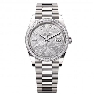 【Super Clone】RLX  Day-Date 40mm 228349RBR-0040 Meteorite Dial President Bracelet