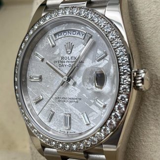 【Super Clone】RLX  Day-Date 40mm 228349RBR-0040 Meteorite Dial President Bracelet
