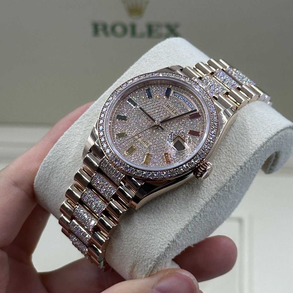 【Super Clone】RLX  Day-Date M128345RBR-0042 36mm