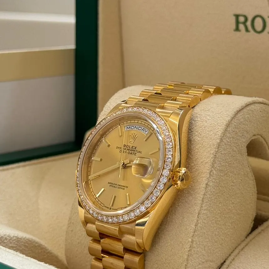 【Super Clone】RLX  Day-Date M128348RBR-0026 36mm