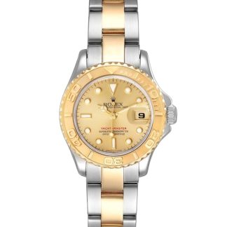 【Super Clone】Rolex Yacht-Master 169623 Steel Yellow Gold Champagne Dial 29MM Lady Replica Watch