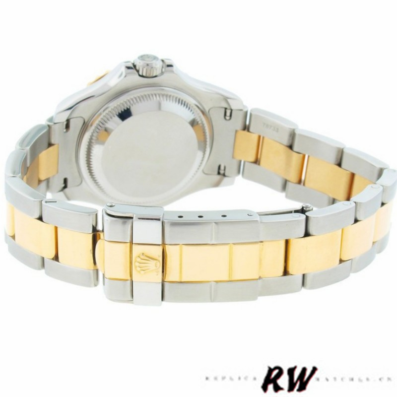 【Super Clone】Rolex Yacht-Master 169623 Steel Yellow Gold Champagne Dial 29MM Lady Replica Watch