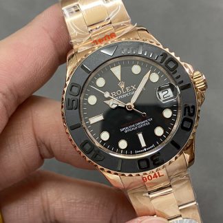 【Super Clone】Rolex Yacht Master 37mm Black Dial Oyster Bracelet m268655 Watch