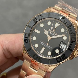 【Super Clone】Rolex Yacht Master 37mm Black Dial Oyster Bracelet m268655 Watch